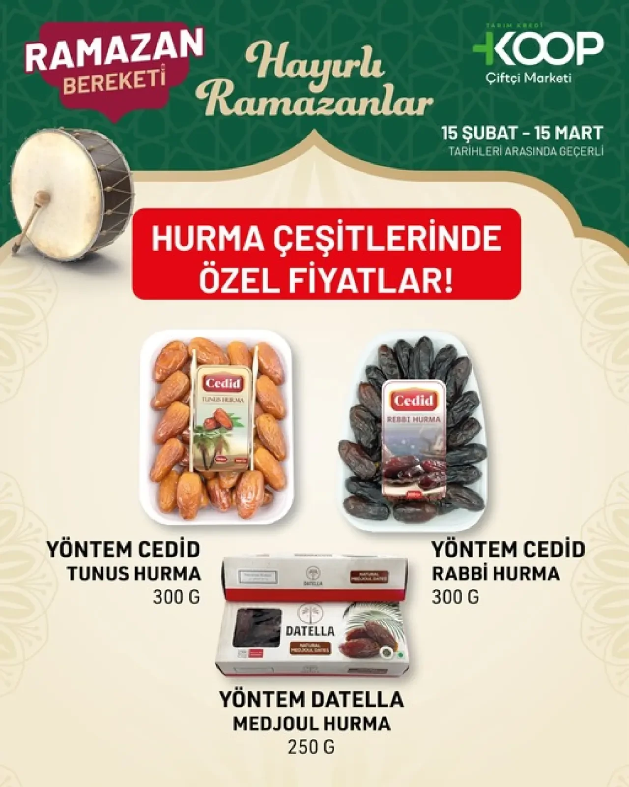 Tarım Kredi Markette Ramazan ayına özel indirim rüzgarı! 16