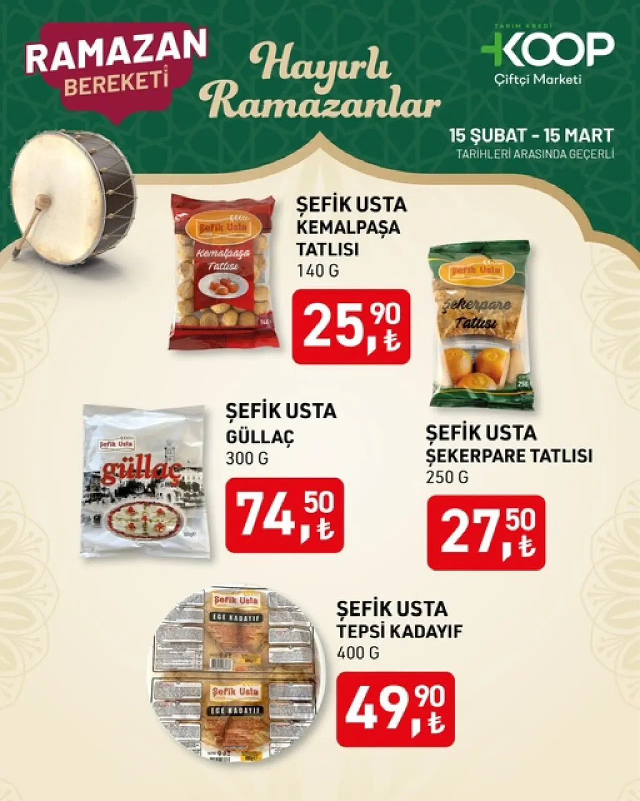 Tarım Kredi Markette Ramazan ayına özel indirim rüzgarı! 38