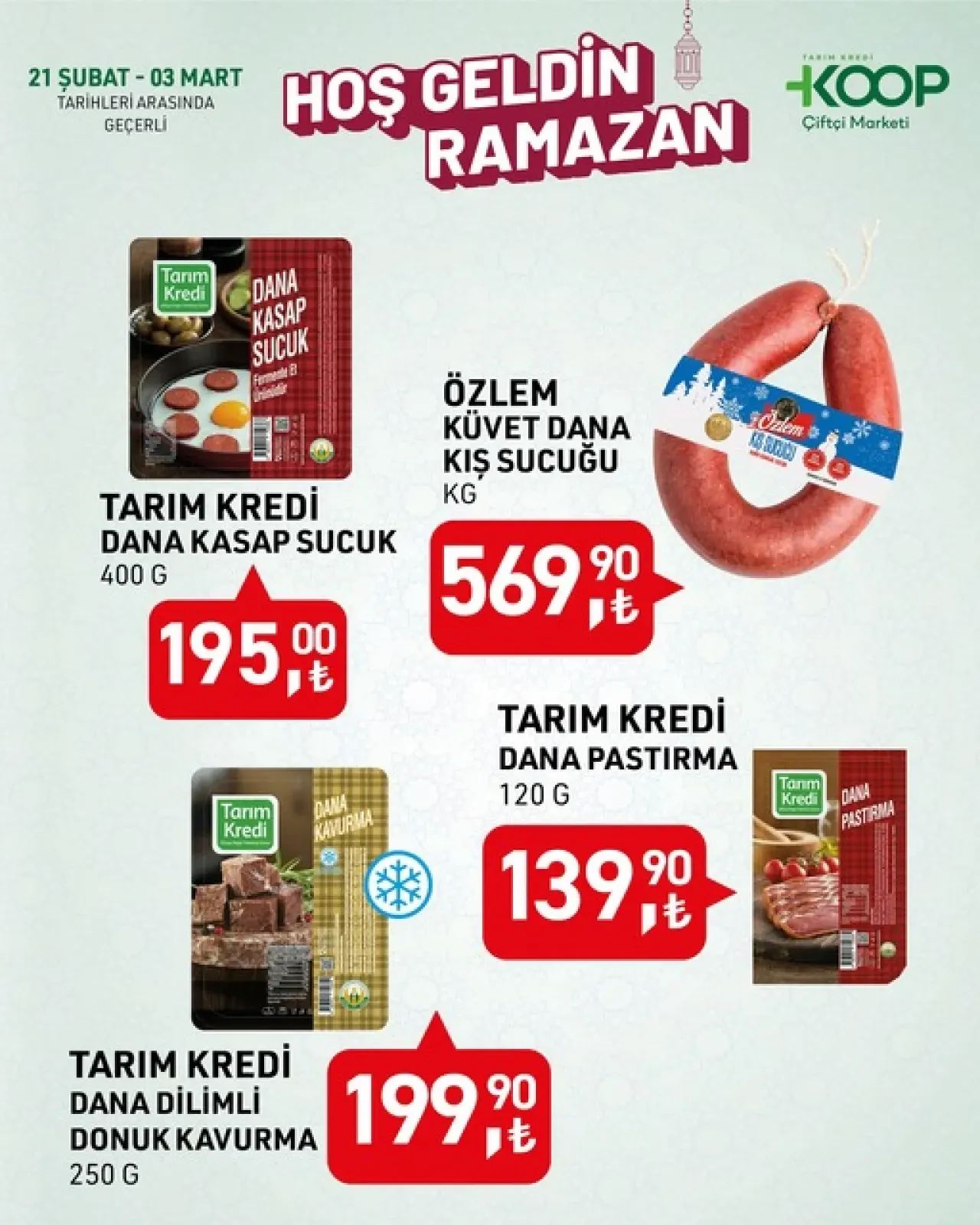 Tarım Kredi Markette Ramazan ayına özel indirim rüzgarı! 10