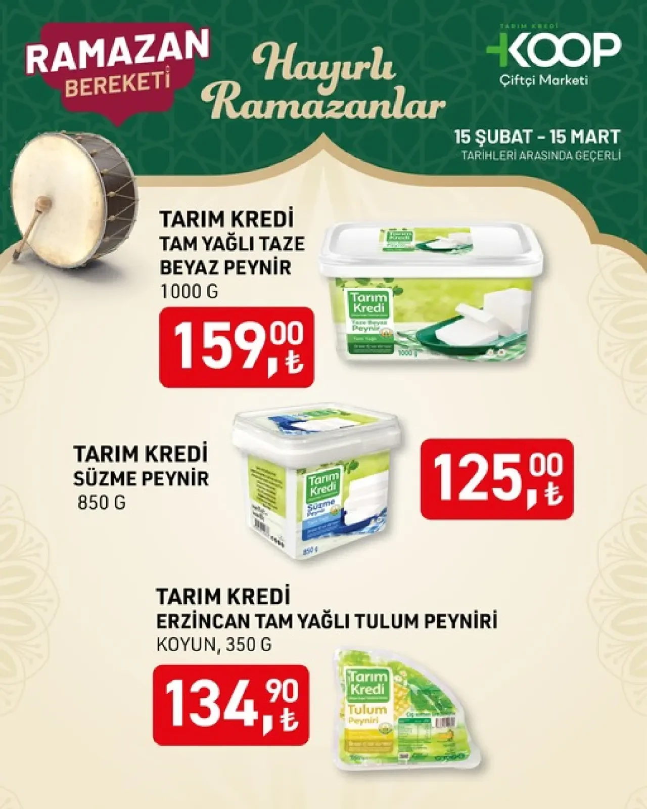 Tarım Kredi Markette Ramazan ayına özel indirim rüzgarı! 19