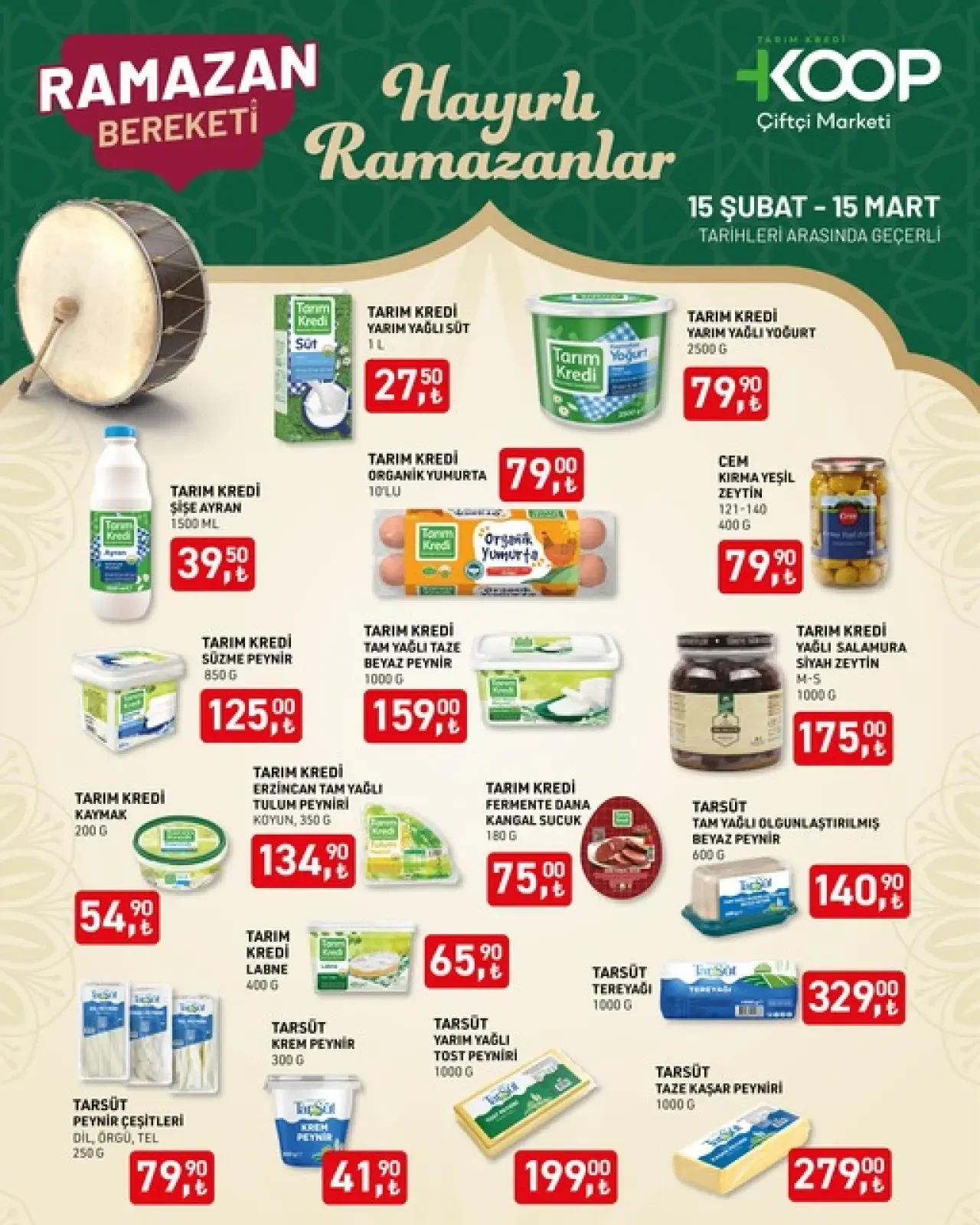 Tarım Kredi Markette Ramazan ayına özel indirim rüzgarı! 14