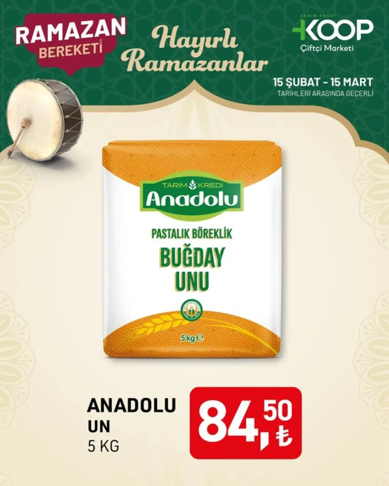 Tarım Kredi Markette Ramazan ayına özel indirim rüzgarı! 17