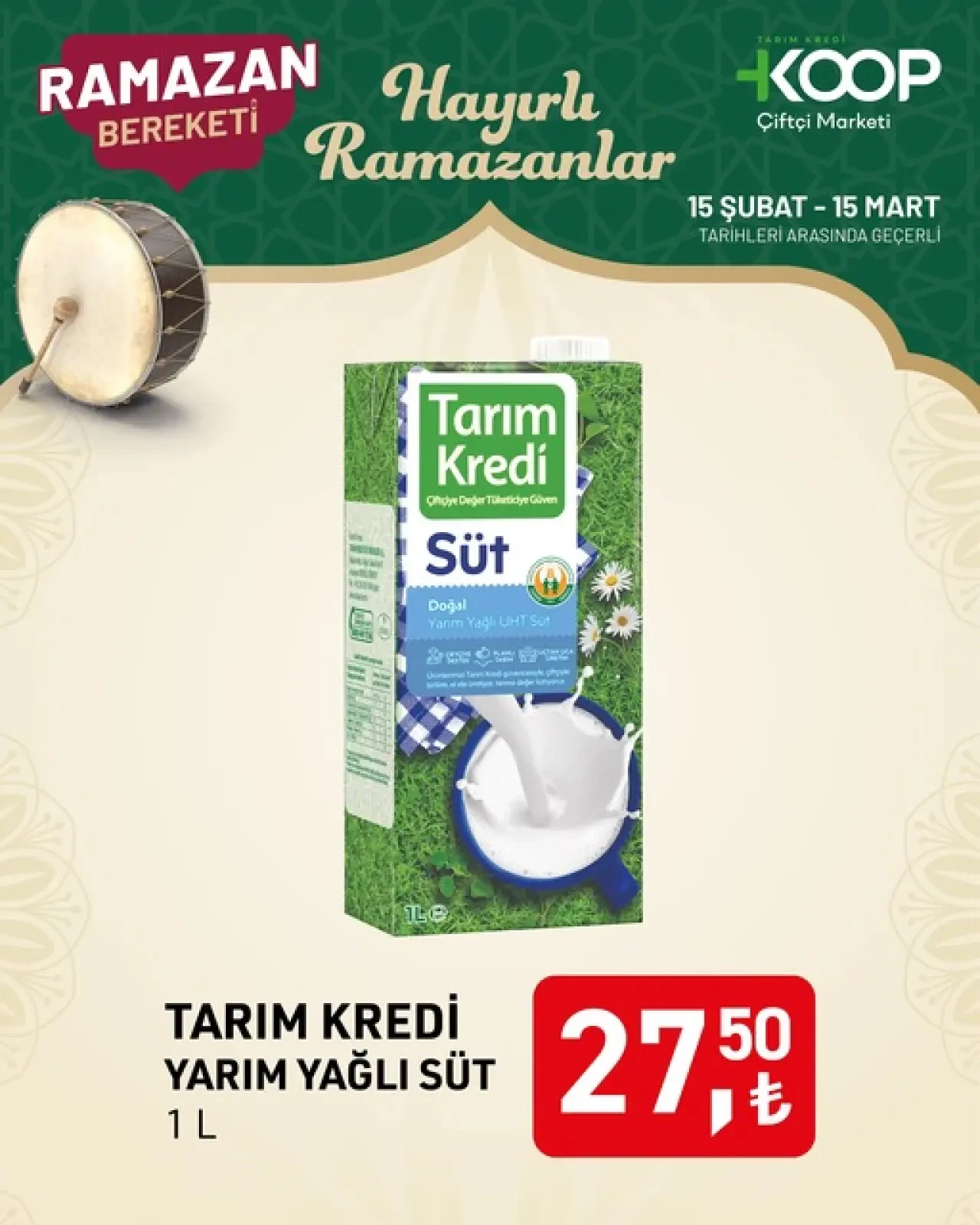 Tarım Kredi Markette Ramazan ayına özel indirim rüzgarı! 18