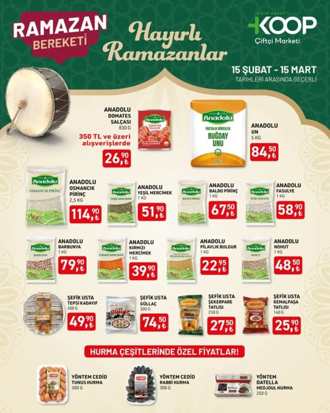 Tarım Kredi Markette Ramazan ayına özel indirim rüzgarı! 7