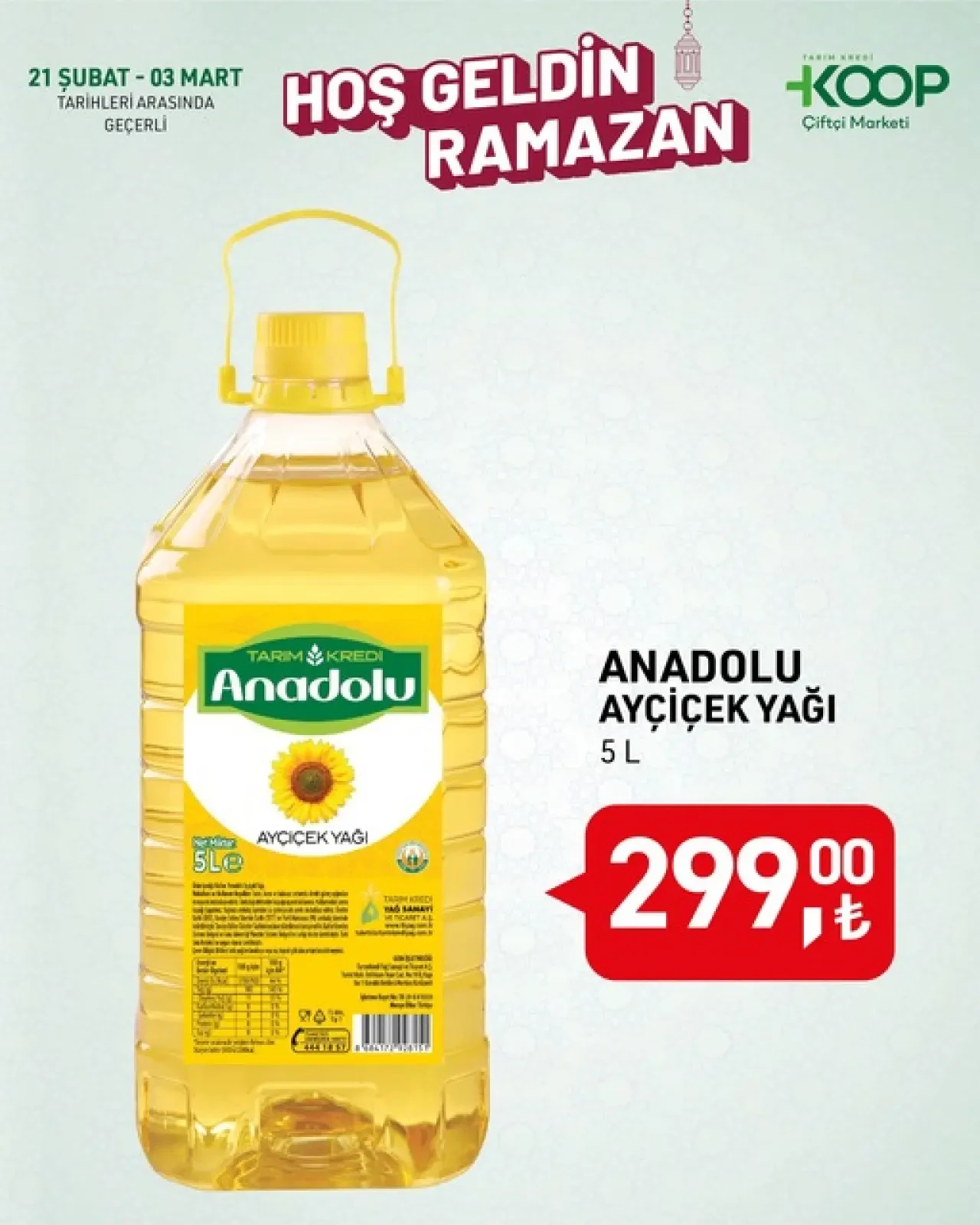 Tarım Kredi Markette Ramazan ayına özel indirim rüzgarı! 8