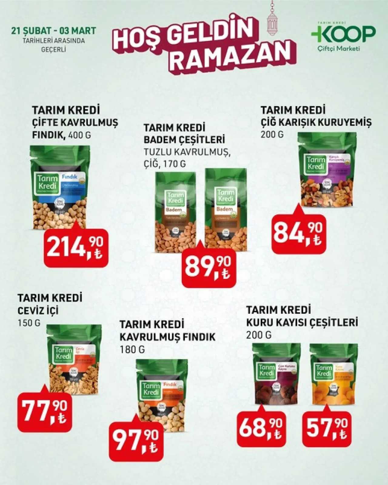 Tarım Kredi Markette Ramazan ayına özel indirim rüzgarı! 13