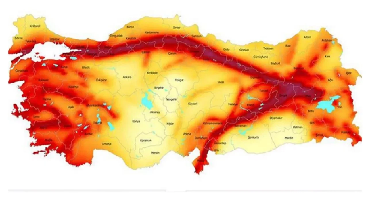 Türkiye'nin deprem risk haritası güncellendi, 45 il ve 110 ilçe tehlike altında! Sizinkinin altından fay geçiyor mu?